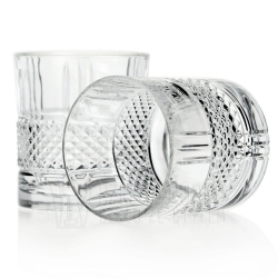 Kryształowe szklanki do whisky Bohemia Elegante 340ml 6szt