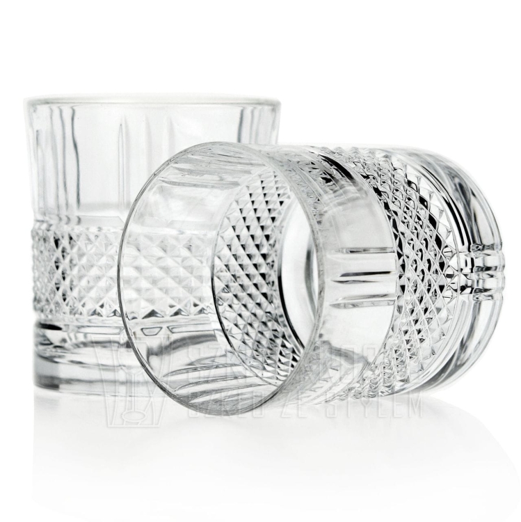 Kryształowe szklanki do whisky Bohemia Elegante 340ml 6szt