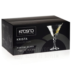 Kieliszki do martini drinków KROSNO Krista 170 ml