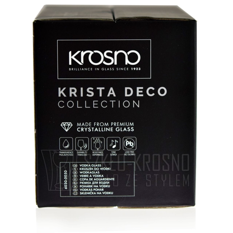 Kieliszki do wódki KROSNO KRISTA-DECO 50ml