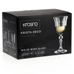 Kieliszki do wina białego KROSNO KRISTA-DECO 150ml