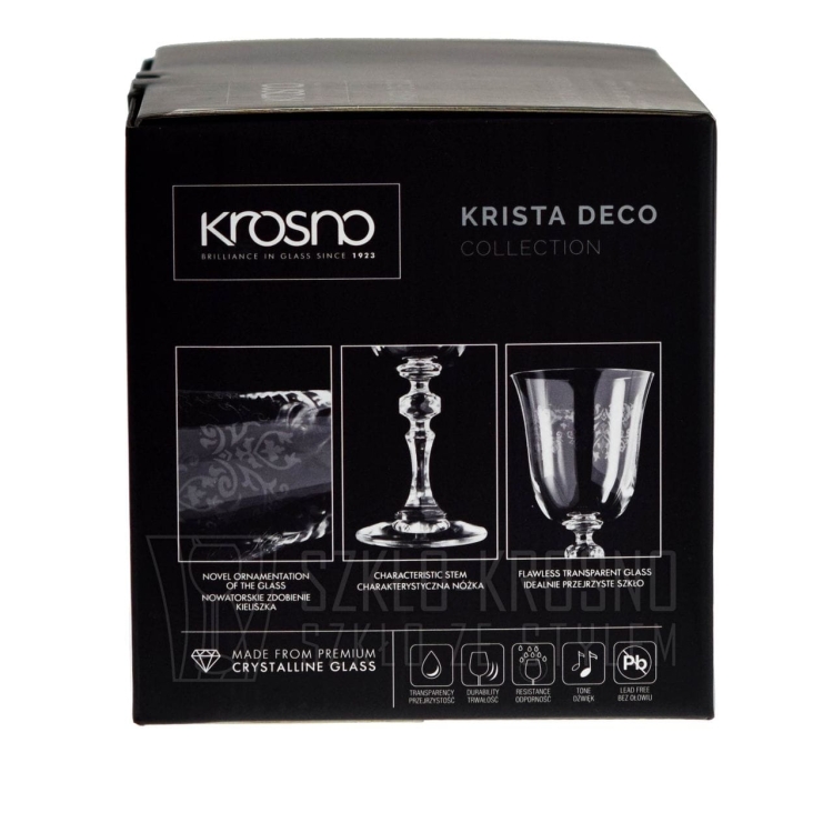 Kieliszki do wina białego KROSNO KRISTA-DECO 150ml