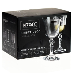 Kieliszki do wina białego KROSNO KRISTA-DECO 150ml