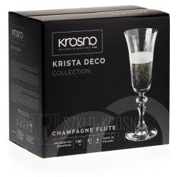 Kieliszki do szampana KROSNO KRISTA-DECO 150ml