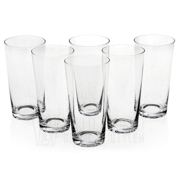 Wysokie szklanki do napojów wody KROSNO Pure 350/380ml
