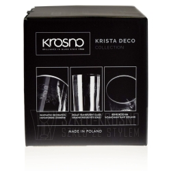 Szklanki long drink KROSNO KRISTA-DECO 350ml