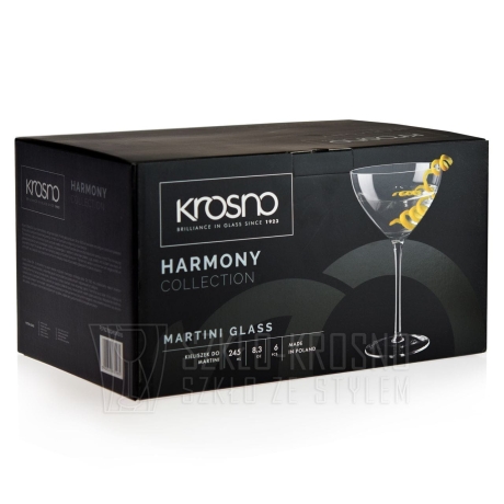 Przejdź do produktu Kieliszki do martini drinków KROSNO Harmony 245 ml