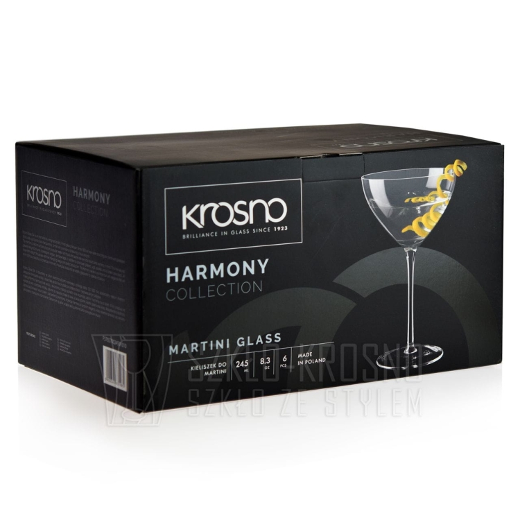 Kieliszki do martini drinków KROSNO Harmony 245 ml