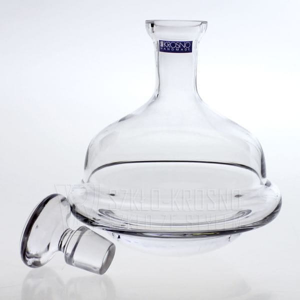 Karafka do whisky "bujająca się" KROSNO Handmade ROLY-POLY 750ml