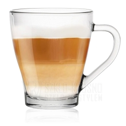 Szklanki kubki z uchem do kawy latte herbaty 360ml