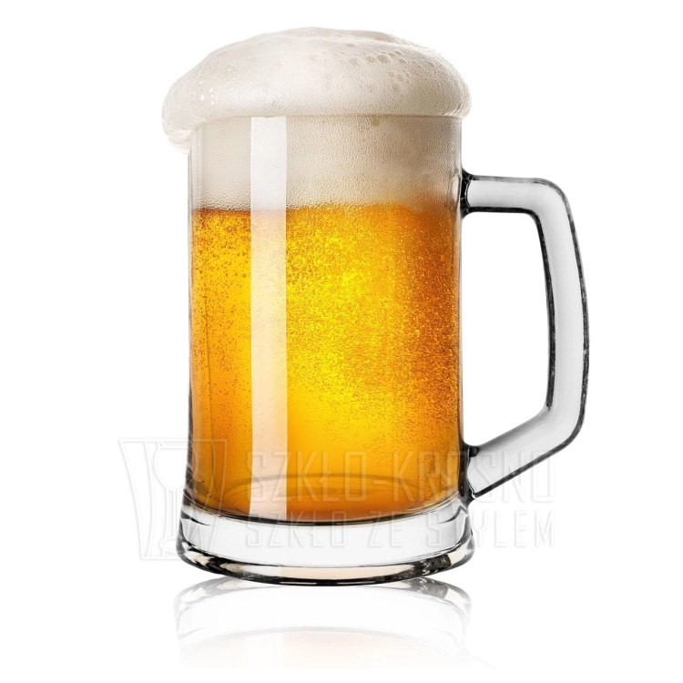 Kufel wysoki kufle z rączką do piwa 500ml 0,5L 6szt