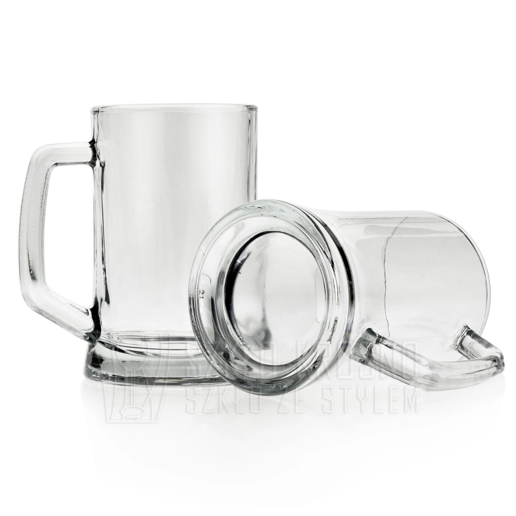 Kufel wysoki kufle z rączką do piwa 500ml 0,5L 6szt