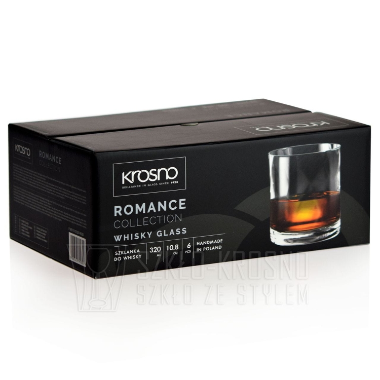 Szklanki do whisky soku KROSNO Romance 320ml