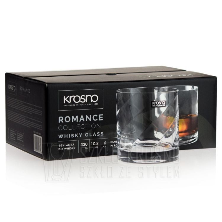 Szklanki do whisky soku KROSNO Romance 320ml