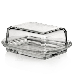 Szklana maselnica z pokrywką maselniczka 481.2195