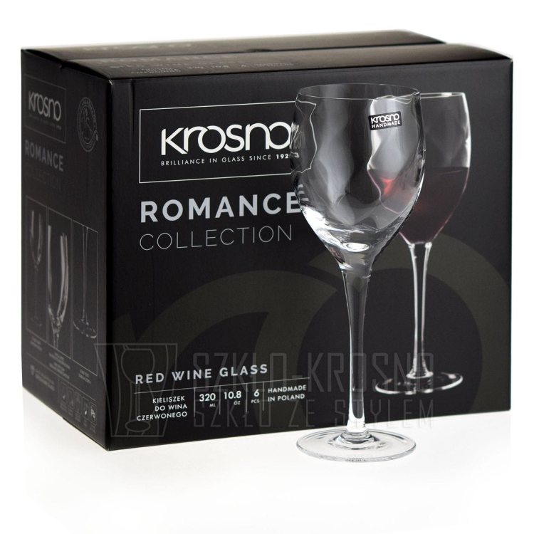 Kieliszki do wina czerwonego KROSNO Romance 320ml