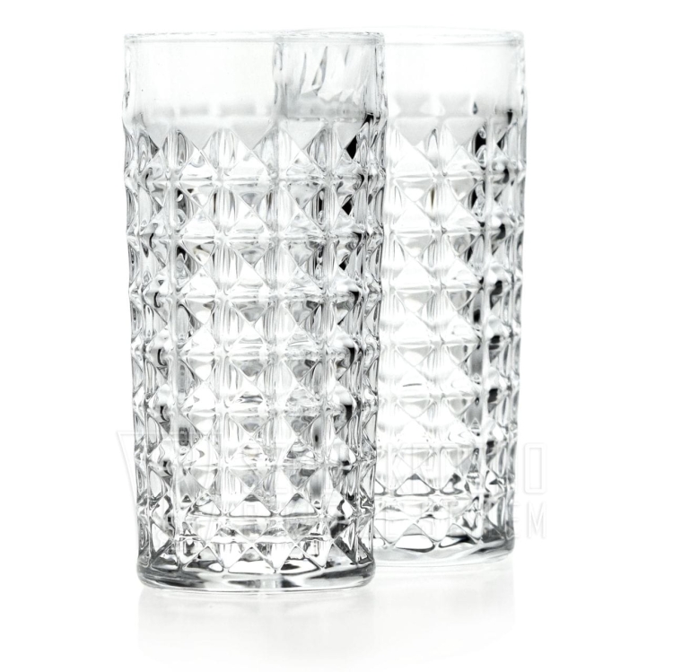 Kryształowe Szklanki Long drink do soku, wody Bohemia DIAMOND 260 ml