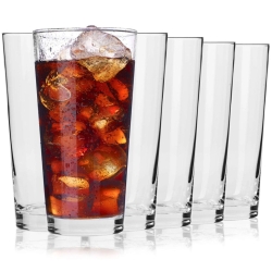Wysokie szklanki do napojów wody KROSNO Pure 350/380ml
