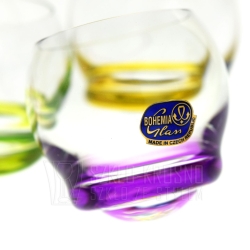 Kolorowe kieliszki Bohemia CRAZY 60 ml