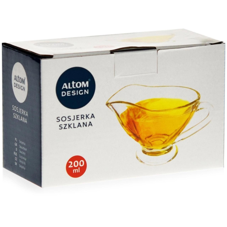 Sosjerka szklana, dipówka Altom Design 200ml