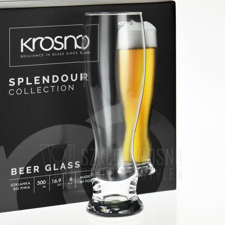 Szklanki do piwa pszenicznego KROSNO Splendour 500ml