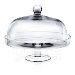 Patera z kloszem na tort ciasta KROSNO Elite ⌀ 28cm