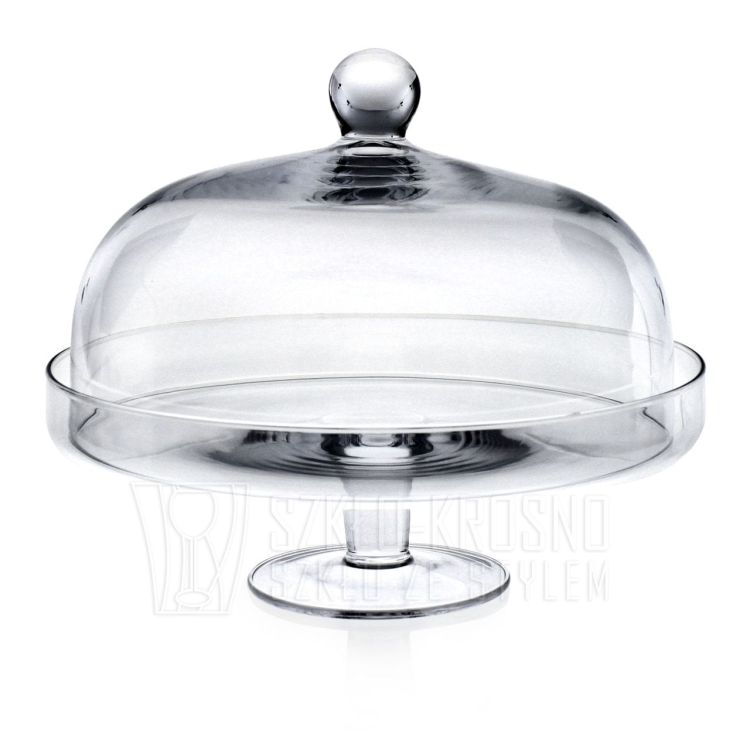 Patera z kloszem na tort ciasta KROSNO Elite ⌀ 28cm