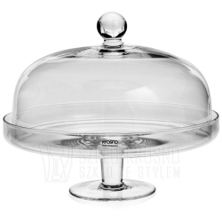 Patera z kloszem na tort ciasta KROSNO Elite ⌀ 28cm