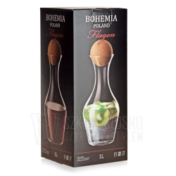  Karafka do wody, wina, soku BOHEMIA Flagom 1 L