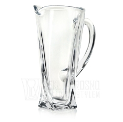 Kryształowy dzbanek do soku Bohemia Quadro 1,1 L