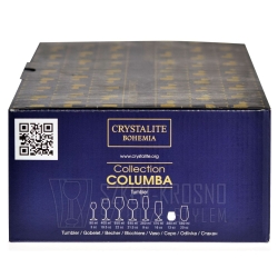 Szklanki do whisky wody soku BOHEMIA Columba 380ml
