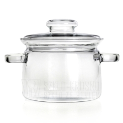 Szklany garnek żaroodporny z przykrywką SIMAX 2L