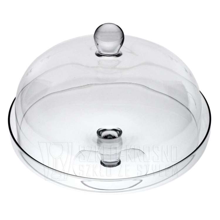 Patera z kloszem na tort ciasta KROSNO Elite ⌀ 28cm