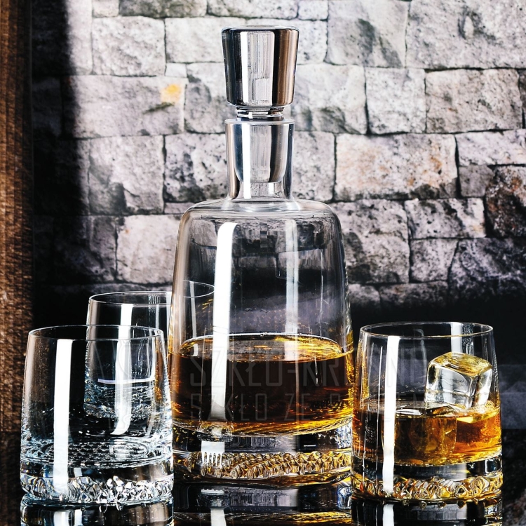 Ekskluzywny zestaw do whisky 6+1 KROSNO Fiord 