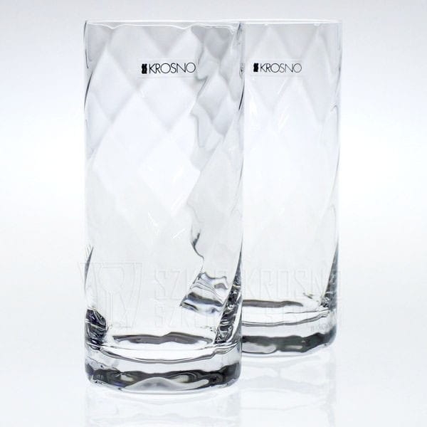 Szklanki long drink KROSNO Handmade ROMANCE 380ml 
