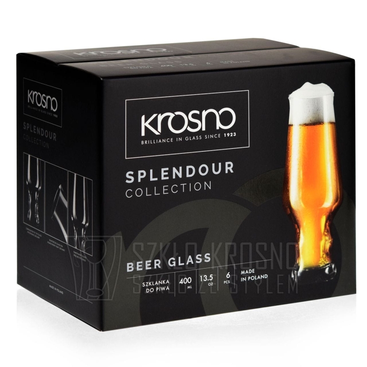 Szklanki do piw rzemieślniczych IPA KROSNO Splendour 400ml