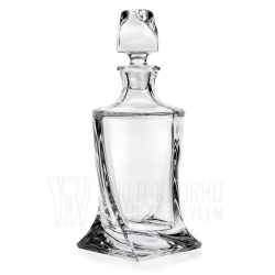 Ekskluzywny zestaw do wódki , likieru Bohemia Quadro 6+1 KRYSZTAŁ