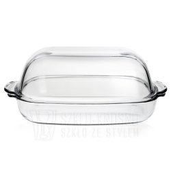 Duże żaroodporne naczynie z pokrywą do pieczenia SIMAX 8L