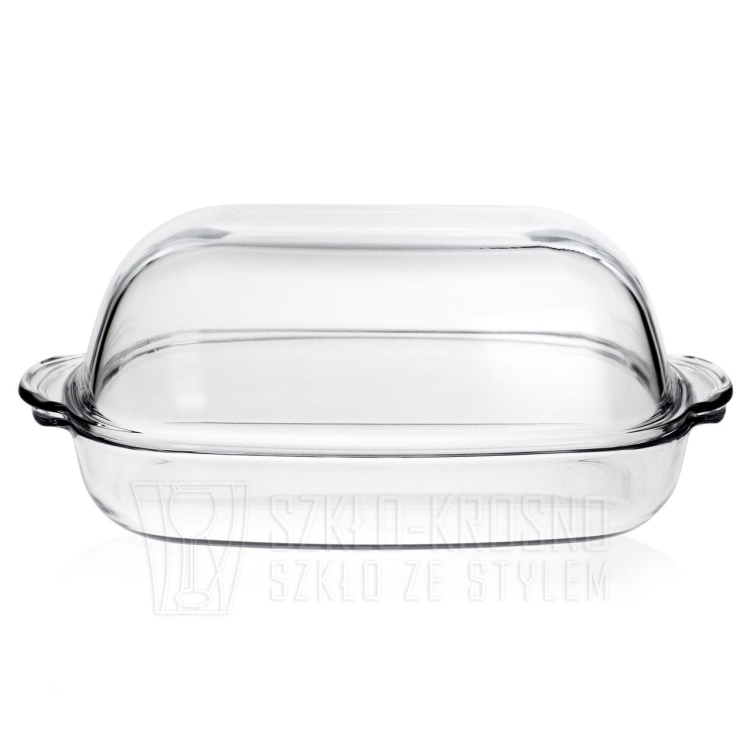 Duże żaroodporne naczynie z pokrywą do pieczenia SIMAX 8L