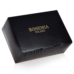 Ekskluzywne kryształowe szklanki do whisky Bohemia Quadro 6 szt.