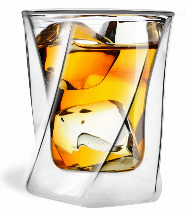 Oryginalna szklanka do Whisky z podwójną ścianką 300ml