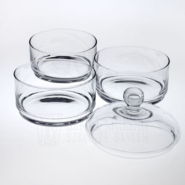 Komplet pojemników kuchennych z przykrywką KROSNO Glamour