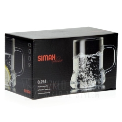 Kubki żaroodporne SIMAX LOOK 250 ml 2 szt.