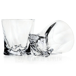 Kryształowy zestaw do wódki Bohemia Quadro 6+1