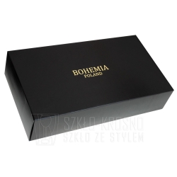 Ekskluzywny zestaw do whisky Bohemia Quadro 6+1 Kryształ