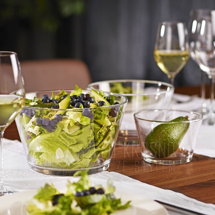 Salaterka KROSNO Tasting Basic Glass średnia 18 cm