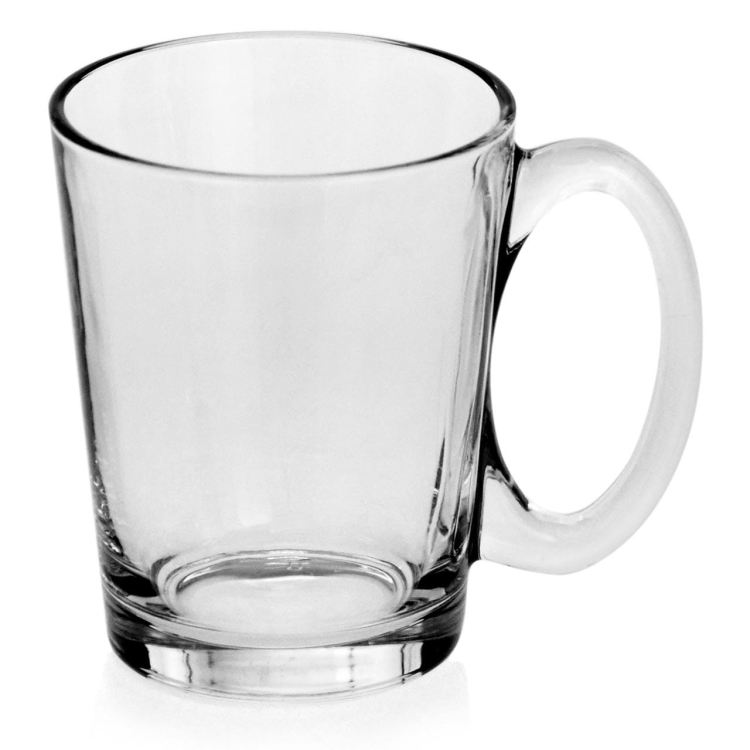 Kubki szklane, szklanki z uchem 300 ml Altom Design LEON 6szt