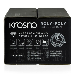 Kieliszki do wódki "bujające się" KROSNO Handmade ROLY-POLY 40ml