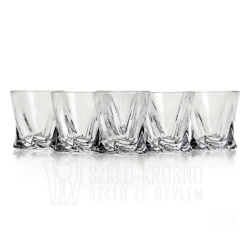 Kieliszki do wódki Bohemia Quadro - KRYSZTAŁ 55 ml