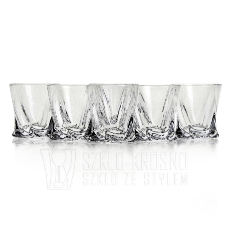 Kieliszki do wódki Bohemia Quadro - KRYSZTAŁ 55 ml